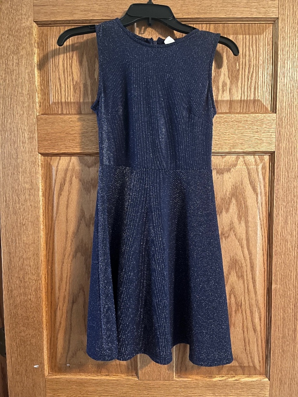 Navy blue sparkle dress